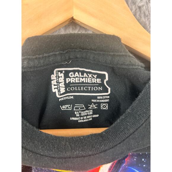 Star Wars The Force Awakens Galaxy Premiere Black Graphic Tee Men’s Medium - Picture 5 of 6